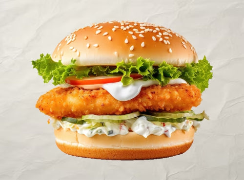 Veg Crispy Cheese Burger